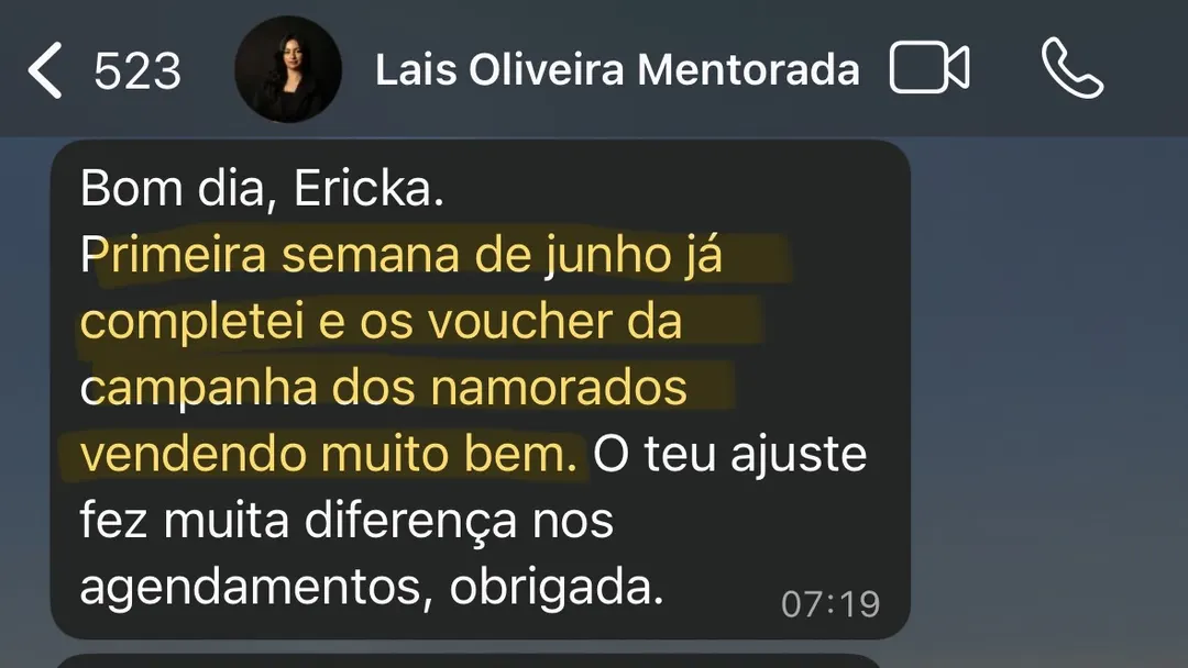O teu ajuste fez muita diferença nos agendamentos.